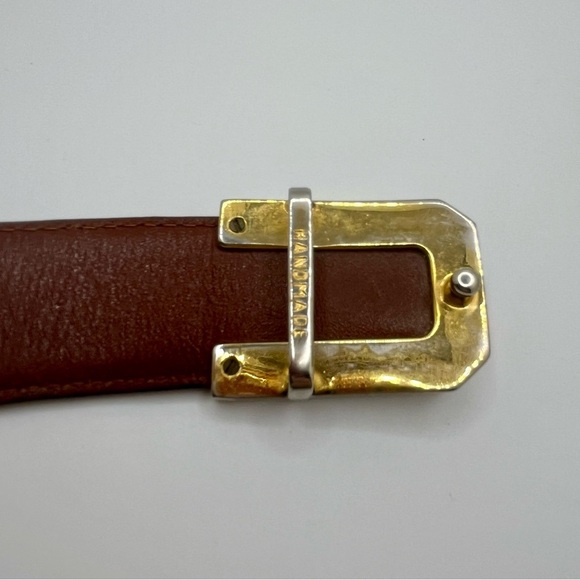 POINT CARRE By Berverly Hills Brown Alligator Belt marked Made in Italy. Rare - Picture 6 of 13